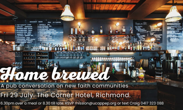 Home brewed: A pub conversation about new faith communities