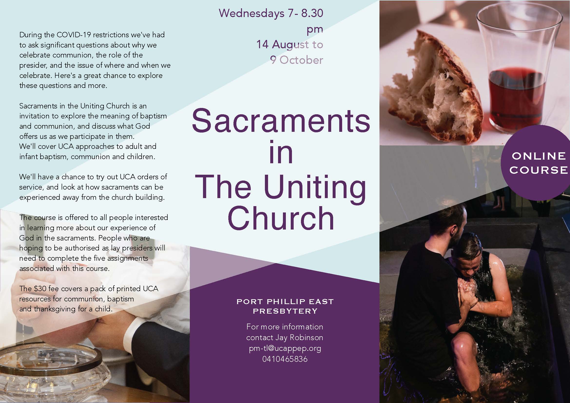 Sacrament in the UCA