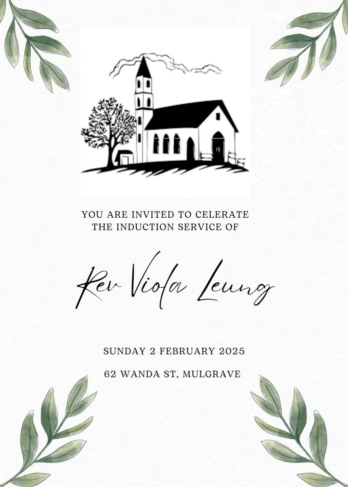 Induction Service of Rev Viola Leung