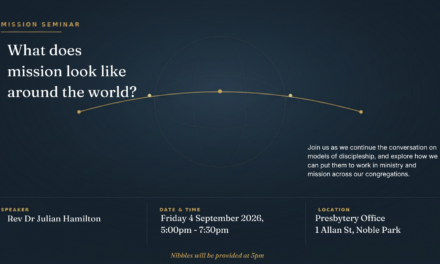 Mission: Continuing the Conversation with Rev Dr Julian (Jools) Hamilton